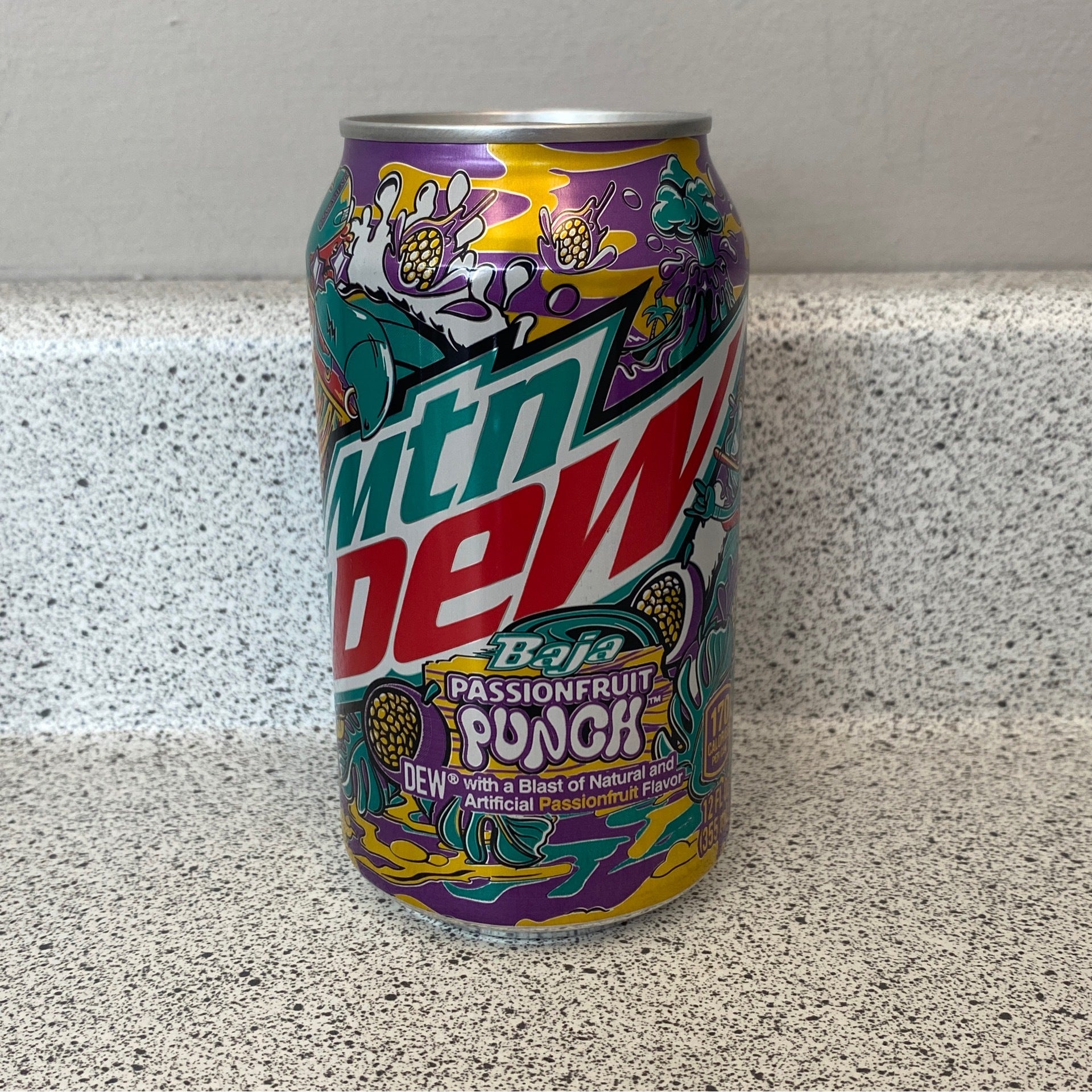 Mountain Dew Baja Blast Passion Fruit Punch (355ml Can), 50% OFF